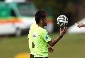Mondiali, Neymar a Scolari:  ''Professore, domani mi fa giocare?'' (LaPresse)
