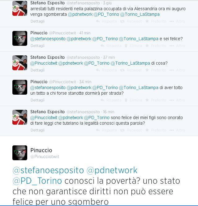Pinuccio vs Stefano Esposito (senatore Pd) su Twitter: "Conosci la povertà?"