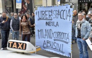 Sciopero Taxi contro Uber...e le richieste raddoppiano a Milano 