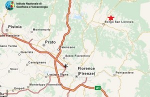 Terremoto a Firenze, scossa di 3.1 in zona Mugello