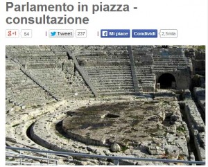 Blog Beppe Grillo lancia sondaggio: "Parlamento in piazza contro colpo di Stato"