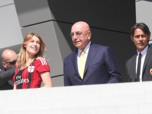 Calciomercato Milan, Galliani-Barbara Berlusconi: "Lavoriamo insieme"