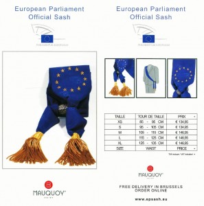 Ue agli eurodeputati: "Mettetevi la fascia blu". Costa 140 euro...