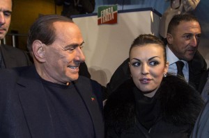 Berlusconi e Francesca Pascale (foto Lapresse)