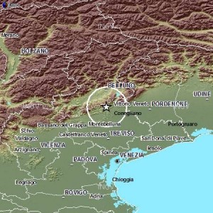 Terremoto Treviso, 3 scosse in 2 ore: più forte del 2.8 tra Revine Lago e Tarzo