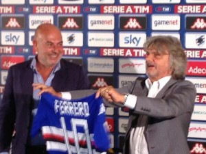 Sampdoria-Eintracht Francoforte 4-2, Ferrero dedica vittoria a gradinata Sud
