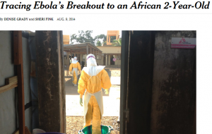 Ebola: paziente zero è un bimbo africano di due anni