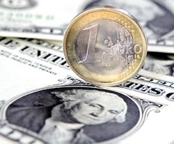 Un euro vale 1,33 dollari: cambio ai minimi da 11 mesi  