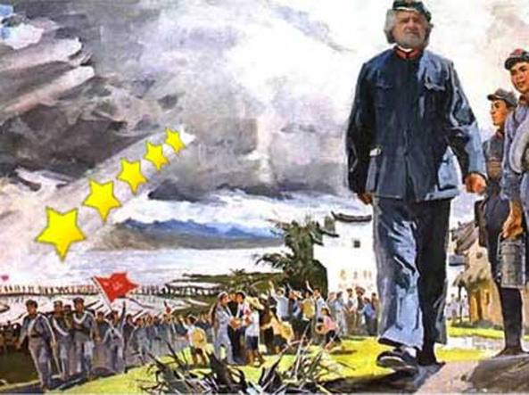 Beppe Grillo versione Mao sul blog: "Lunga marcia per la democrazia" FOTO