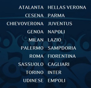 Serie A 2014-2015, prima giornata: calendario e orari partite