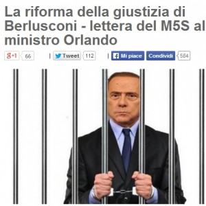 Giustizia, M5s contro Orlando e Renzi: "Patti con Berlusconi, fa ribrezzo"