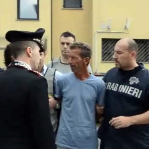 L'arresto di Massimo Bossetti (foto Ansa)