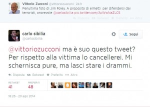 Foley, M5s contro Vittorio Zucconi: "Troppo crudele, deve essere malato"