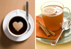 Caffè o tè: la differenza in quel 24% del cuore
