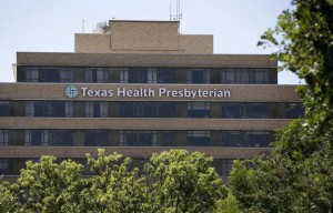 L'uomo è ricoverato presso il Texas Health Presbyterian di Dallas