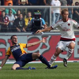Video gol, Verona-Milan: Honda segna sempre, Mandorlini disperato