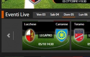 Lucchese-Carrarese, diretta streaming su Sportube.tv, ecco come vederla