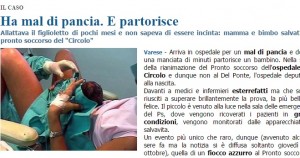 Varese, in ospedale per mal di pancia, partorisce: "Non sapevo di essere incinta"