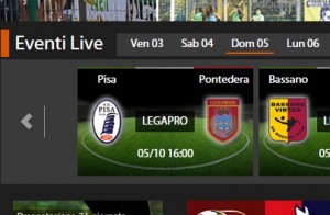 Pisa-Pontedera, diretta streaming su Sportube.tv, ecco come vederla