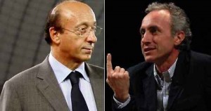 Luciano Moggi contro Marco Travaglio: "Sei uno pseudo juventino, vergognati"