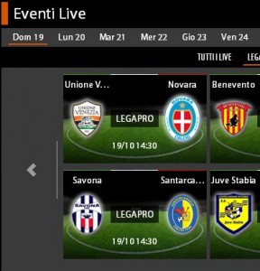 Savona-Santarcangelo: diretta streaming su Sportube, ecco come vederla