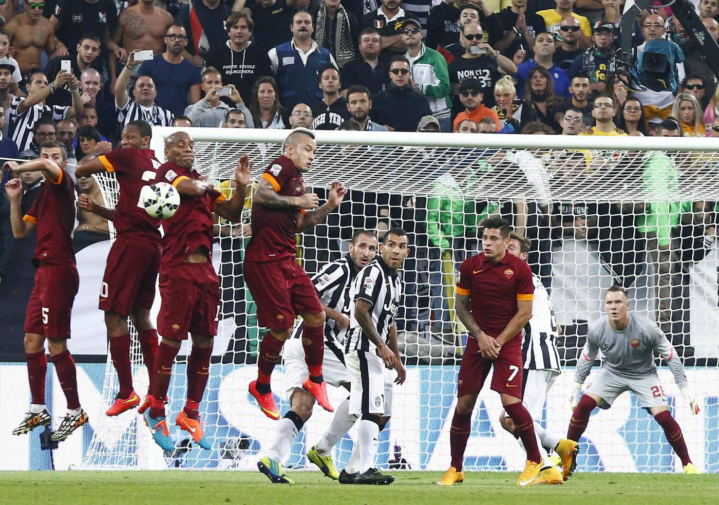 Juventus-Roma, gli episodi. Gol Bonucci da annullare secondo regole Fifa