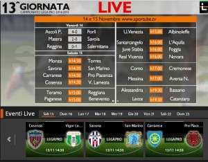 Carrarese-Pro Piacenza: diretta streaming su Sportube.tv, ecco come vederla