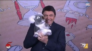 Maurizio Crozza-Renzi: "Ecco mio amico koala, siamo grande koalizione" VIDEO