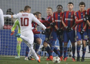Francesco Totti: "Gol del Cska come un cazzotto di Tyson"