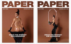 Kim Kardashian e la copertina di Paper