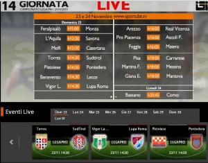 Lamezia-Lupa Roma: diretta streaming su Sportube.tv, ecco come vederla