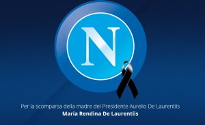 Maria Rendina De Laurentiis morta: sito del Napoli chiuso e a lutto FOTO