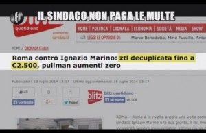 Le Iene: "Ignazio Marino non paga le multe" VIDEO