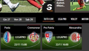 Pavia-Cremonese: diretta streaming su Sportube.tv, ecco come vederla