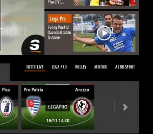Pro Patria-Arezzo: diretta streaming su Sportube.tv, ecco come vederla