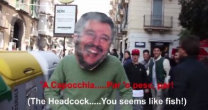 Finto Matteo Salvini per le strade di Napoli: 40 molestie in dieci minuti