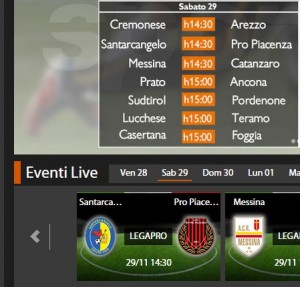 Santarcangelo-Pro Piacenza: diretta streaming su Sportube.tv, ecco come vederla