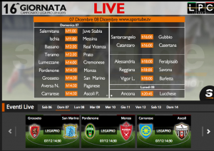 Carrarese-Ascoli: diretta streaming su Sportube.tv, ecco come vederla