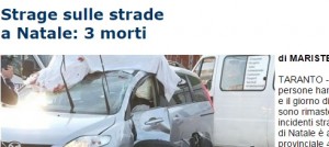 Loredana Pompigna e Rossella Pietricola morte in 2 incidenti vicino Taranto