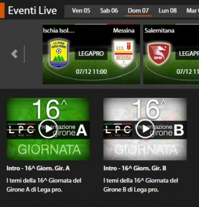 Ischia-Messina: diretta streaming su Sportube.tv, i link per vederla