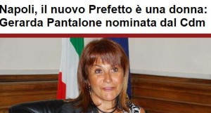 Napoli, Maria Gerarda Pantalone nuovo prefetto