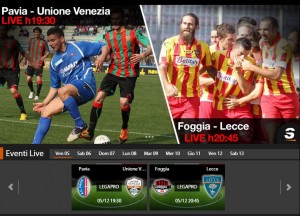 Pavia-Unione Venezia: diretta streaming su Sportube.tv, ecco il link