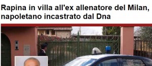 Gennaro Buonavoglia arrestato. Accusato di rapina in casa di Pippo Marchioro