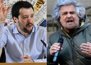 Grillo più Vendola più Salvini: "Dittatore, umilia, porcate". Cattivissimo Renzi