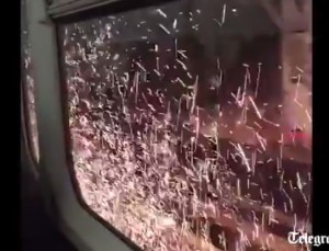 Incendio su rotaie, passeggeri treno Londra-Dartford fatti scendere VIDEO