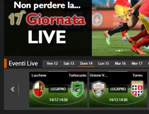 Unione Venezia-Torres: diretta streaming su Sportube.tv, ecco come vederla
