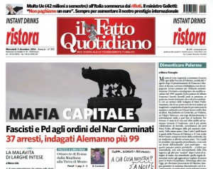 Marco Travaglio sul Fatto Quotidiano: "Dimenticare Palermo"