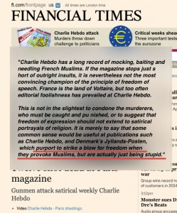 Charlie Hebdo, Financial Times cambia editoriale-choc: non più "stupidi"