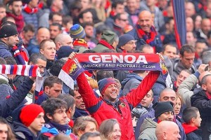 Genoa, protesta tifosi contro arbitri: anche Enrico Preziosi ha partecipato