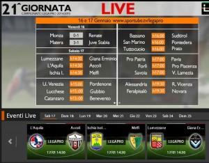 Ischia-Melfi: diretta streaming su Sportube.tv, ecco come vederla